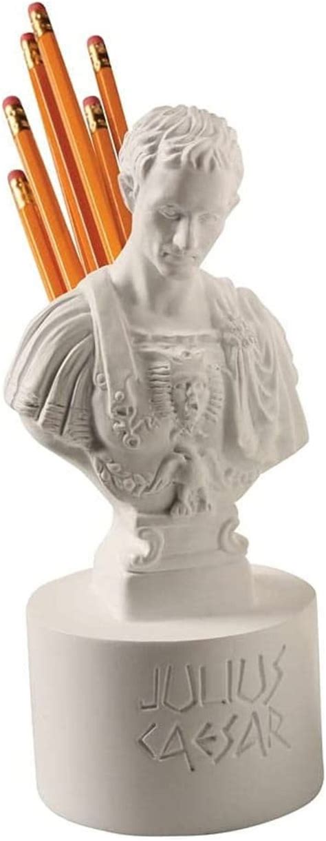 julius caesar pencil holder|Julius Caesar Ides of March Pen and Pencil Holder .